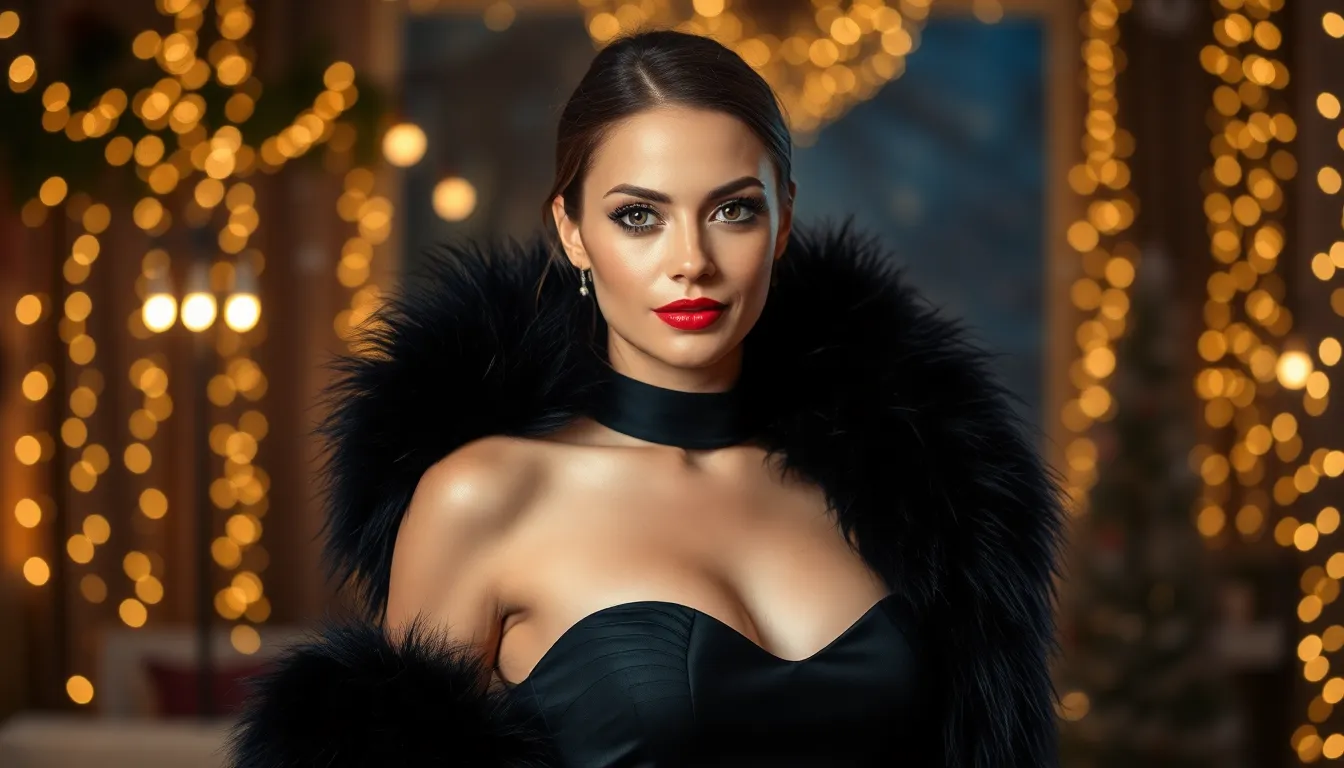 20 Classy Black Dress Outfit Ideas That'll Make You the Star of Any Party Night 4 20 Classy Black Dress Outfit Ideas That'll Make You the Star of Any Party Night 3