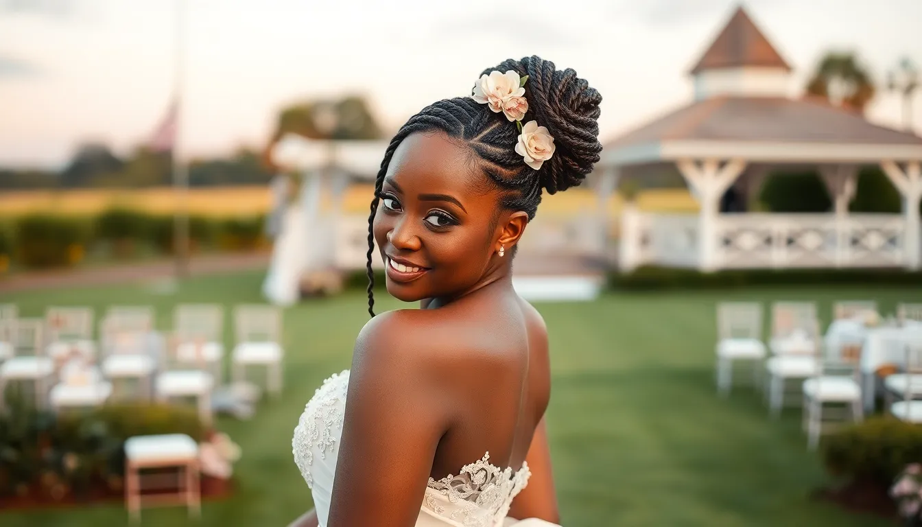 25 Stunning Braids for Wedding Hair Black Women Need to See in 2025 4 25 Stunning Braids for Wedding Hair Black Women Need to See in 2025 3