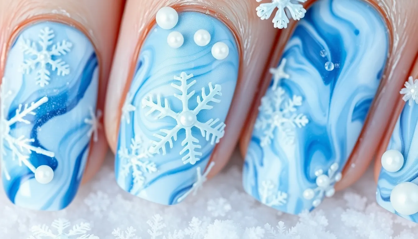 50+ Stunning Christmas and New Years Nail Ideas for Holiday Glam 4 50+ Stunning Christmas and New Years Nail Ideas for Holiday Glam 3