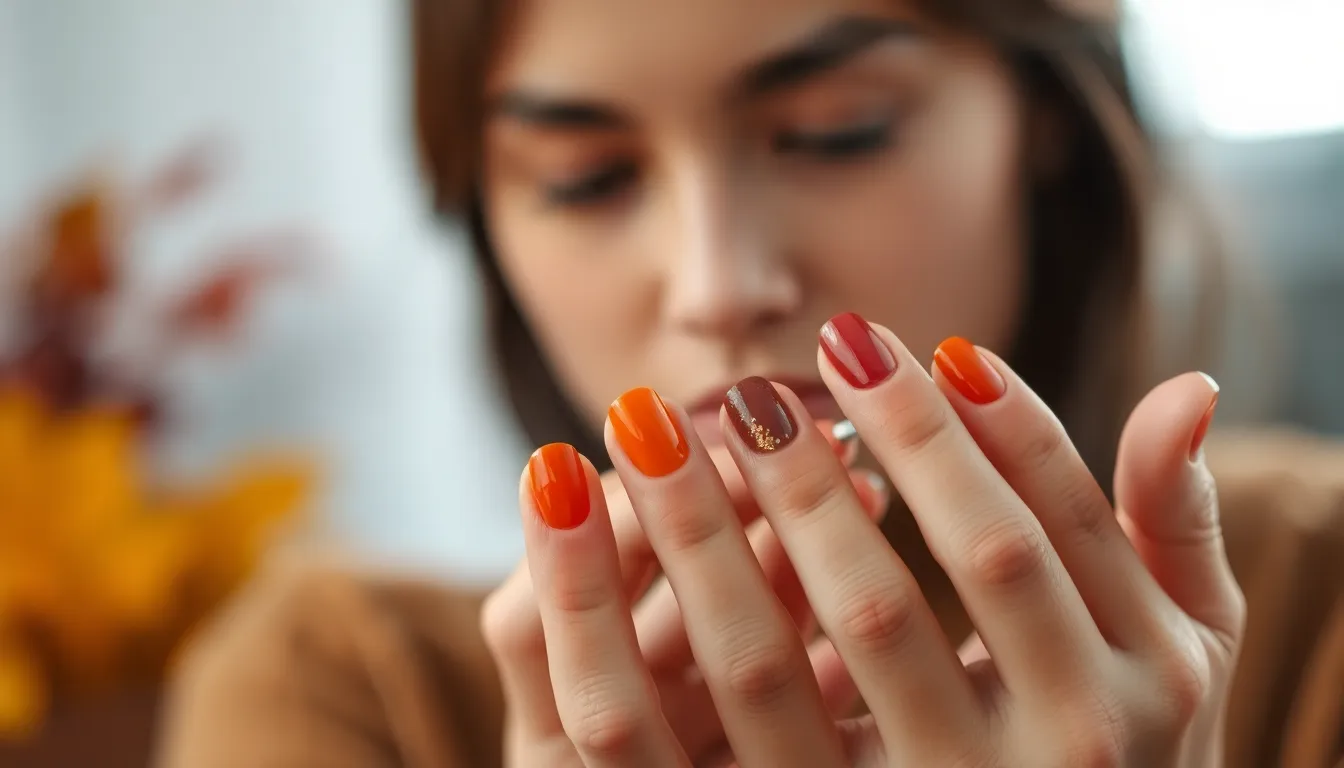 15 Easy Fall Nail Designs for Beginners (Step-by-Step Tutorial) 4 15 Easy Fall Nail Designs for Beginners (Step-by-Step Tutorial) 3
