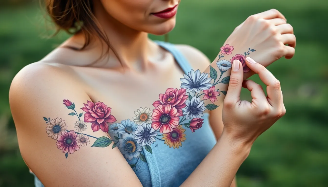 50+ Beautiful Family Sleeve Tattoo Ideas for Women (2025 Inspiration Guide) 3