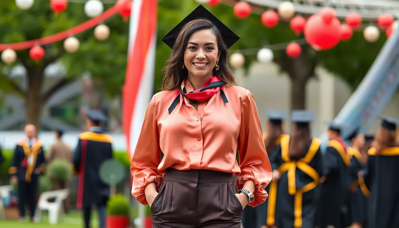 15 Classy Graduation Outfit Ideas for Moms That Photograph Beautifully 3