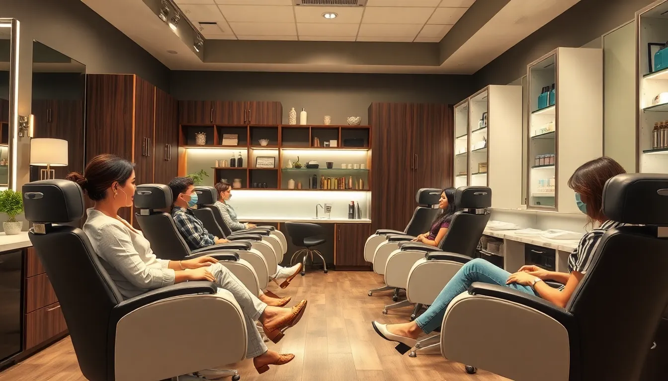 25 Stunning Nail Salon Decor Ideas to Transform Your Interior Design 4 25 Stunning Nail Salon Decor Ideas to Transform Your Interior Design 3