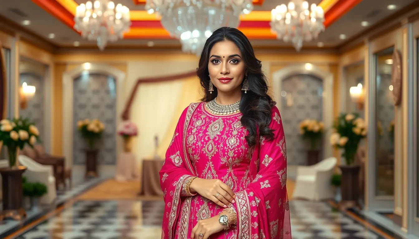15 Stunning Indian Style Party Wear Suit Designs for Every Celebration 3