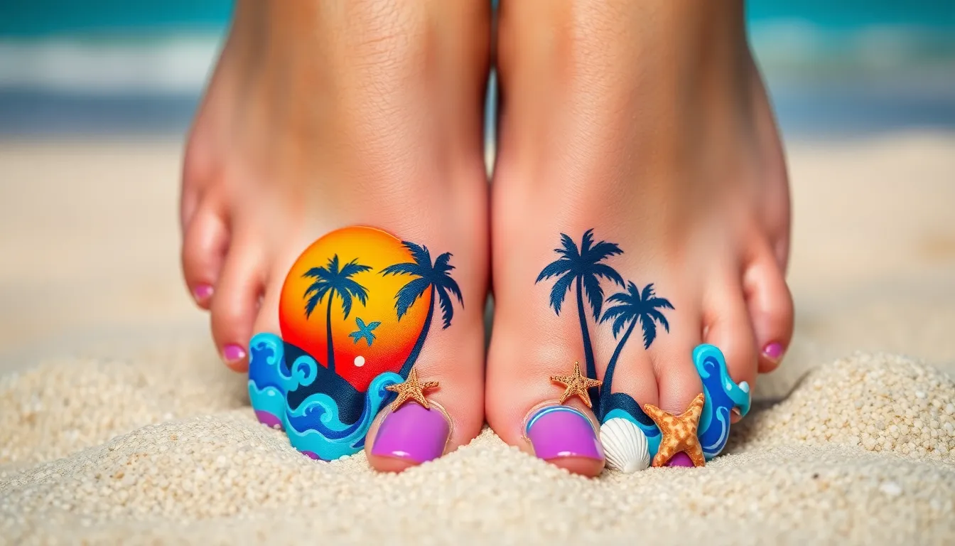 50+ Stunning Toe Nail Designs for Summer Toenails That'll Make You Beach-Ready 4 50+ Stunning Toe Nail Designs for Summer Toenails That'll Make You Beach-Ready 3