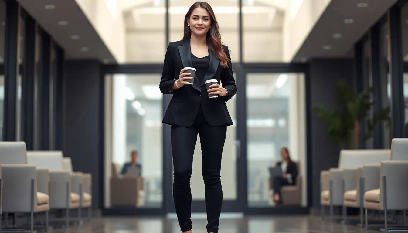 Black Jeans Office Outfits: 7 Professional Work Casual Looks That Actually Work 6 Black Jeans Office Outfits: 7 Professional Work Casual Looks That Actually Work 5