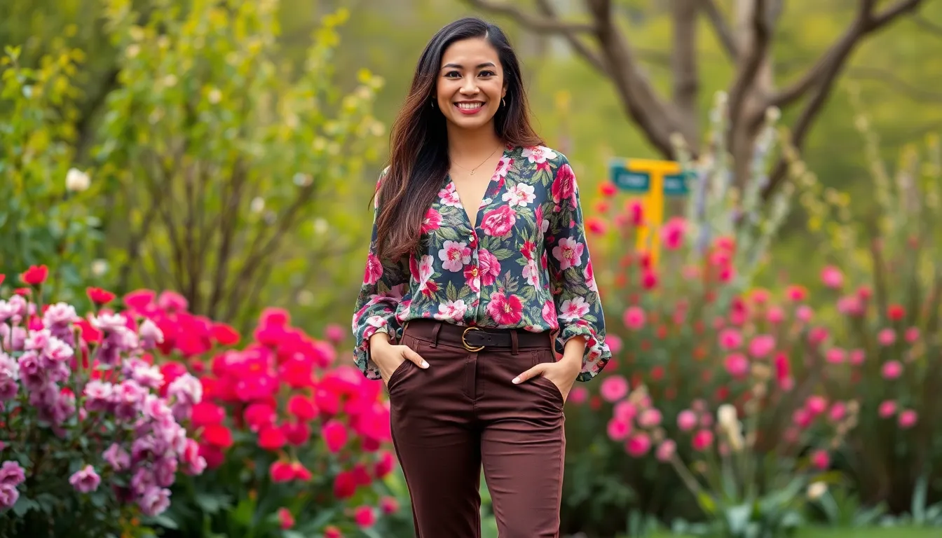 50+ Dark Brown Pants Outfit Ideas for Women: From Office to Weekend Style 5