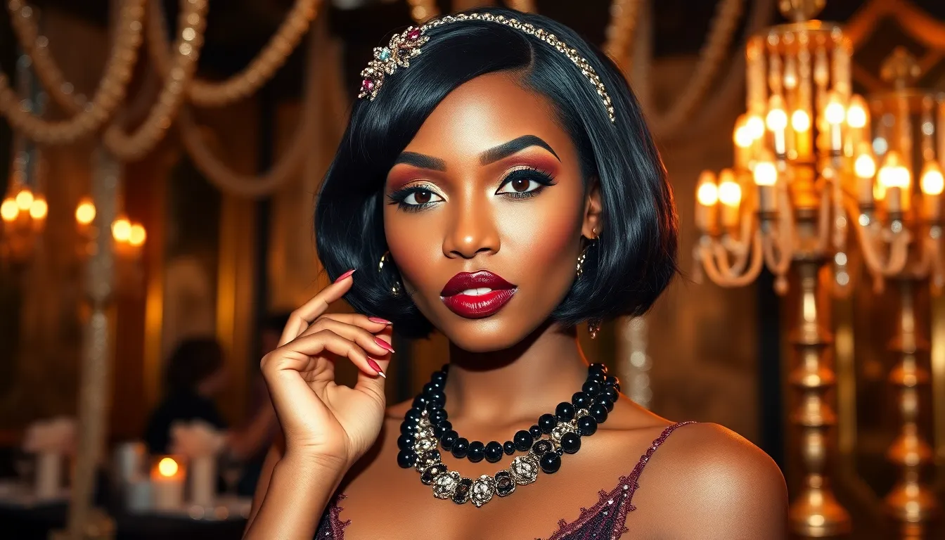 Great Gatsby Party Outfits for Black Women: 1920s Glam Style Guide 5