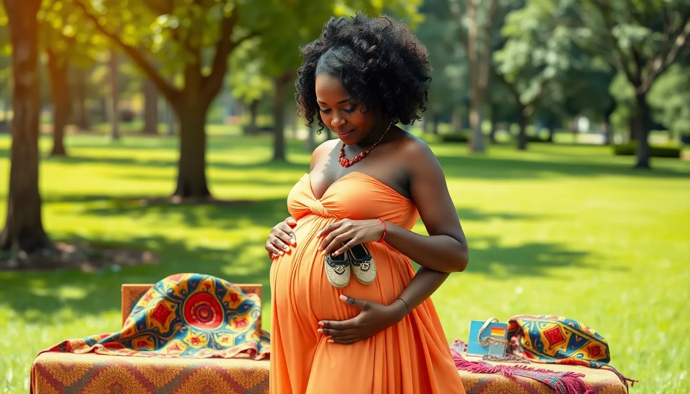 25 Stunning Maternity Photo Shoot Ideas for Black Women: Cultural & Creative 5