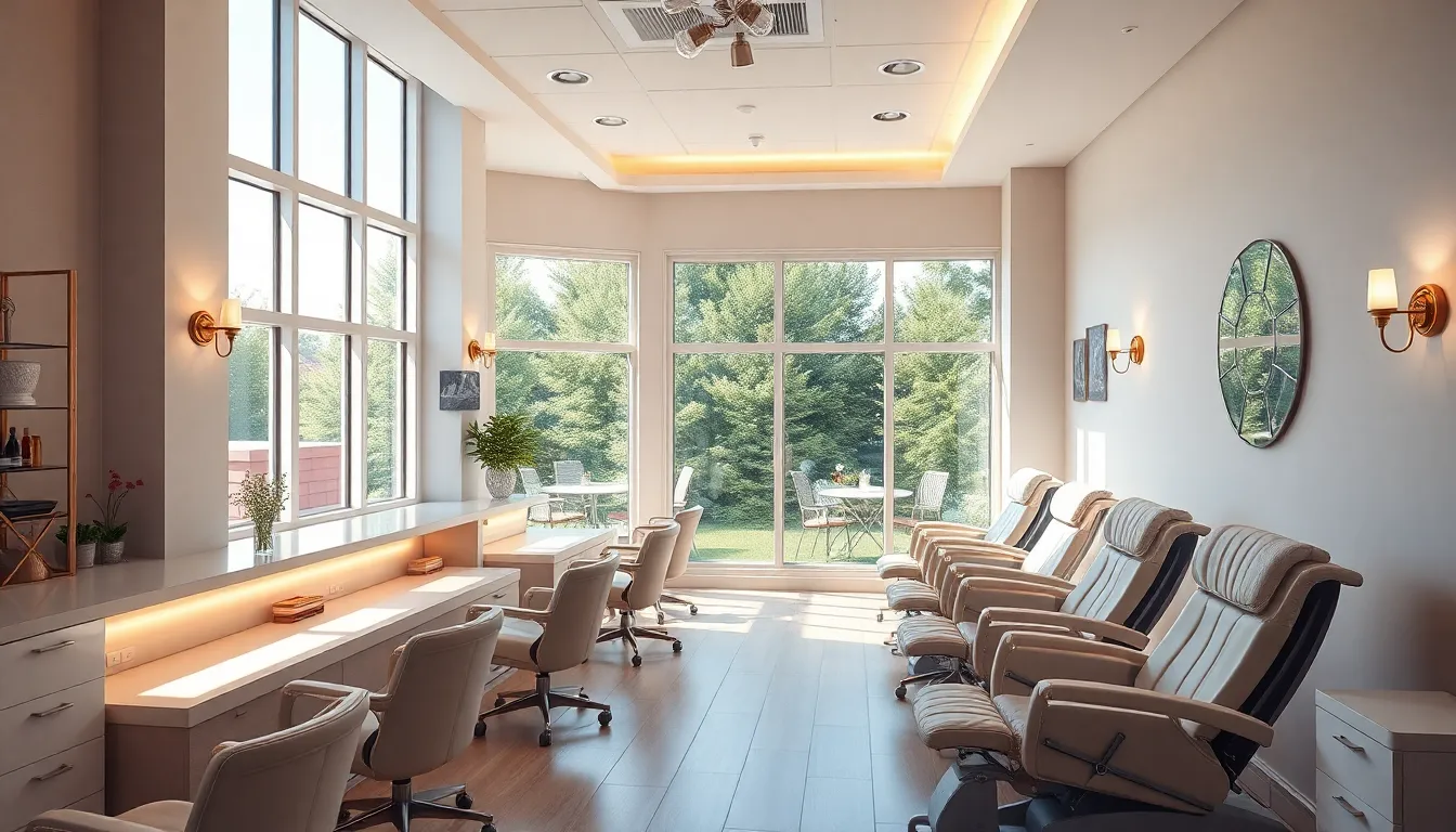 25 Stunning Nail Salon Decor Ideas to Transform Your Interior Design 6 25 Stunning Nail Salon Decor Ideas to Transform Your Interior Design 5
