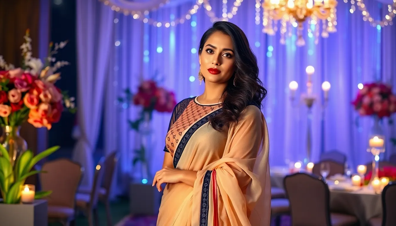 25 Stunning Net Saree Blouse Designs for Party Wear That'll Make You Stand Out 6 25 Stunning Net Saree Blouse Designs for Party Wear That'll Make You Stand Out 5