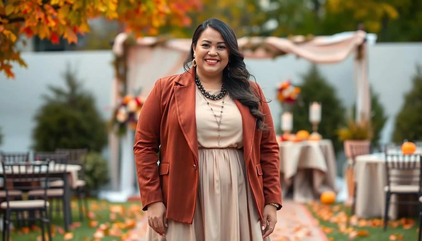 Plus Size Fall Wedding Guest Outfits: 15 Stunning Looks That Flatter Every Curve 6 Plus Size Fall Wedding Guest Outfits: 15 Stunning Looks That Flatter Every Curve 5