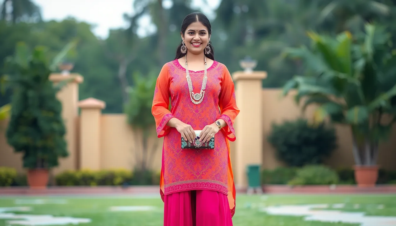 Short Kurti with Palazzo Party Wear: Style Guide for Every Celebration 6 Short Kurti with Palazzo Party Wear: Style Guide for Every Celebration 5