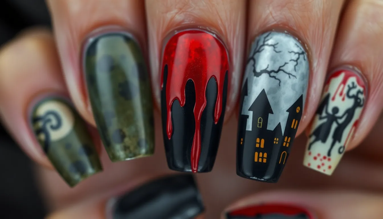 50+ Spooky Nail Designs Ideas for Halloween That'll Make You the Queen of Scary 6 50+ Spooky Nail Designs Ideas for Halloween That'll Make You the Queen of Scary 5