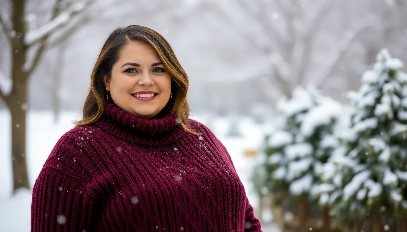 50 Stylish Winter Outfits for Plus Size Women That Actually Keep You Warm 5