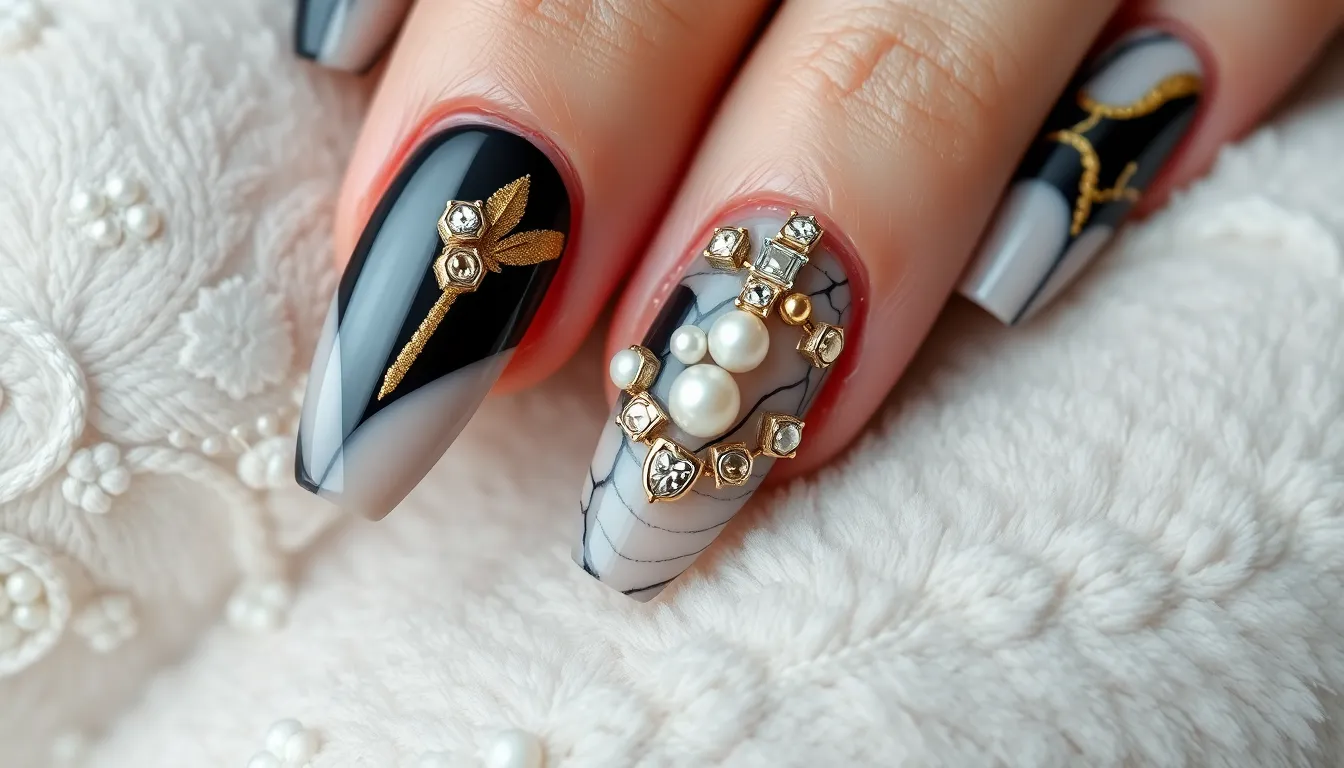 50+ Stunning Acrylic Nail Designs French Tip Ideas That'll Make You Ditch Basic Manis 7
