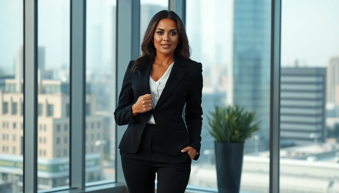 25 Chic Black and White Office Outfits for Women That Command Respect 7