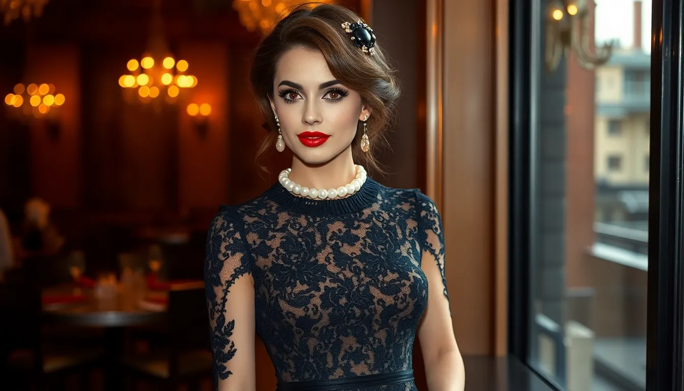 20 Classy Black Dress Outfit Ideas That'll Make You the Star of Any Party Night 8 20 Classy Black Dress Outfit Ideas That'll Make You the Star of Any Party Night 7