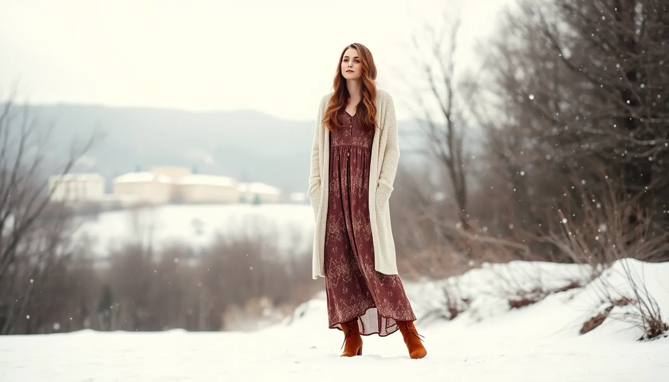 15 Chic Brown Knee High Boots Outfit Ideas for Winter 2025 8 15 Chic Brown Knee High Boots Outfit Ideas for Winter 2025 7