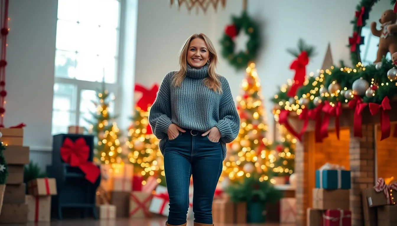 25 Cozy Christmas Outfit Ideas for Women: Casual Holiday Style Guide 2025 8 25 Cozy Christmas Outfit Ideas for Women: Casual Holiday Style Guide 2025 7