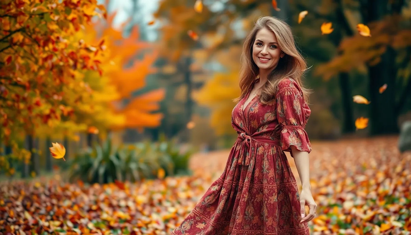 25 Stunning Fall Photo Shoot Outfits for Women That'll Make You Instagram Famous 7