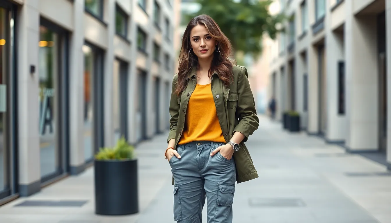 25 Stylish Gray Cargo Pants Outfits for Women That Actually Look Chic 7