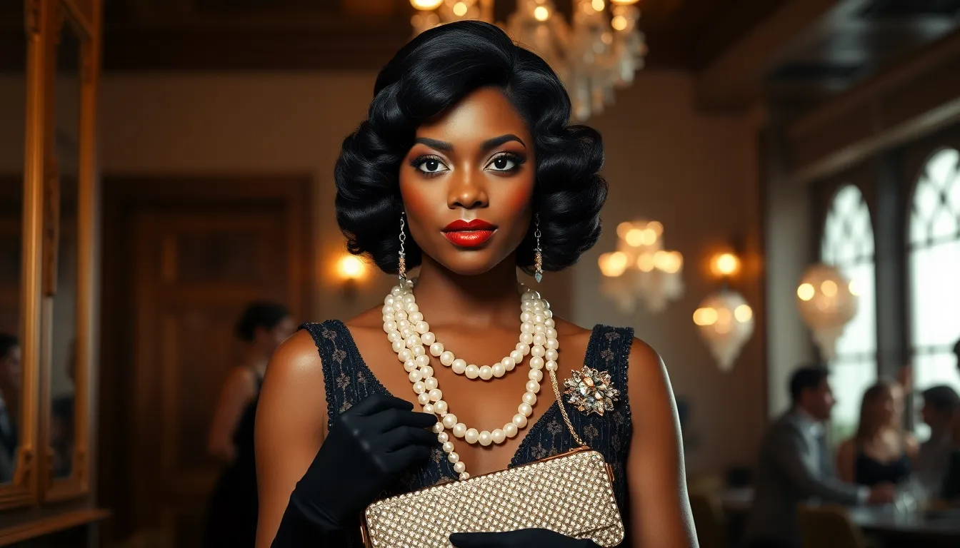 Great Gatsby Party Outfits for Black Women: 1920s Glam Style Guide 7