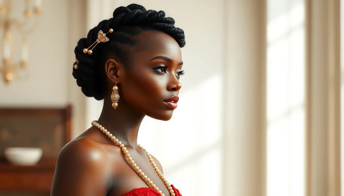 25 Stunning Natural Hair Updos for Black Women: Protective Styles That Celebrate Your Crown 8 25 Stunning Natural Hair Updos for Black Women: Protective Styles That Celebrate Your Crown 7