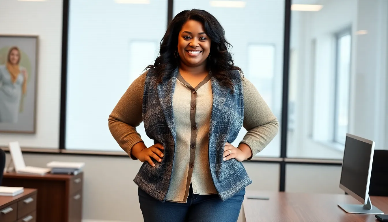 25 Chic Plus Size Office Outfits for Women: Professional Workwear That Actually Fits 8 25 Chic Plus Size Office Outfits for Women: Professional Workwear That Actually Fits 7