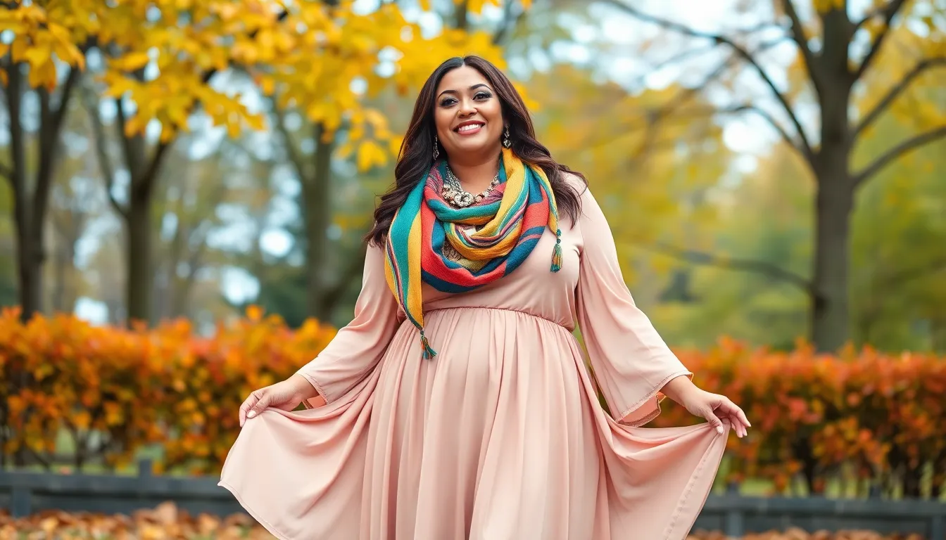 25 Flattering Plus Size Fall Outfits for Big Stomach - Style Tips That Actually Work 7