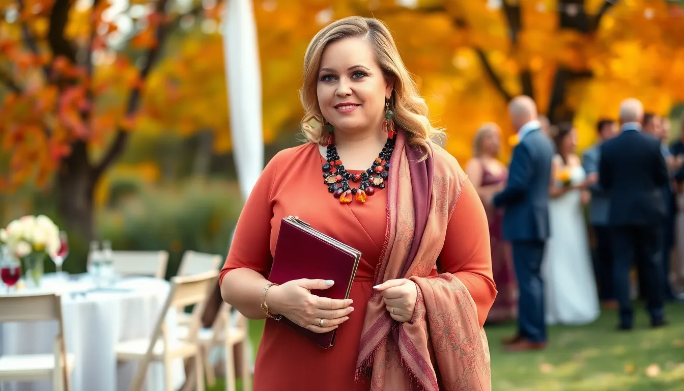 Plus Size Fall Wedding Guest Outfits: 15 Stunning Looks That Flatter Every Curve 8 Plus Size Fall Wedding Guest Outfits: 15 Stunning Looks That Flatter Every Curve 7