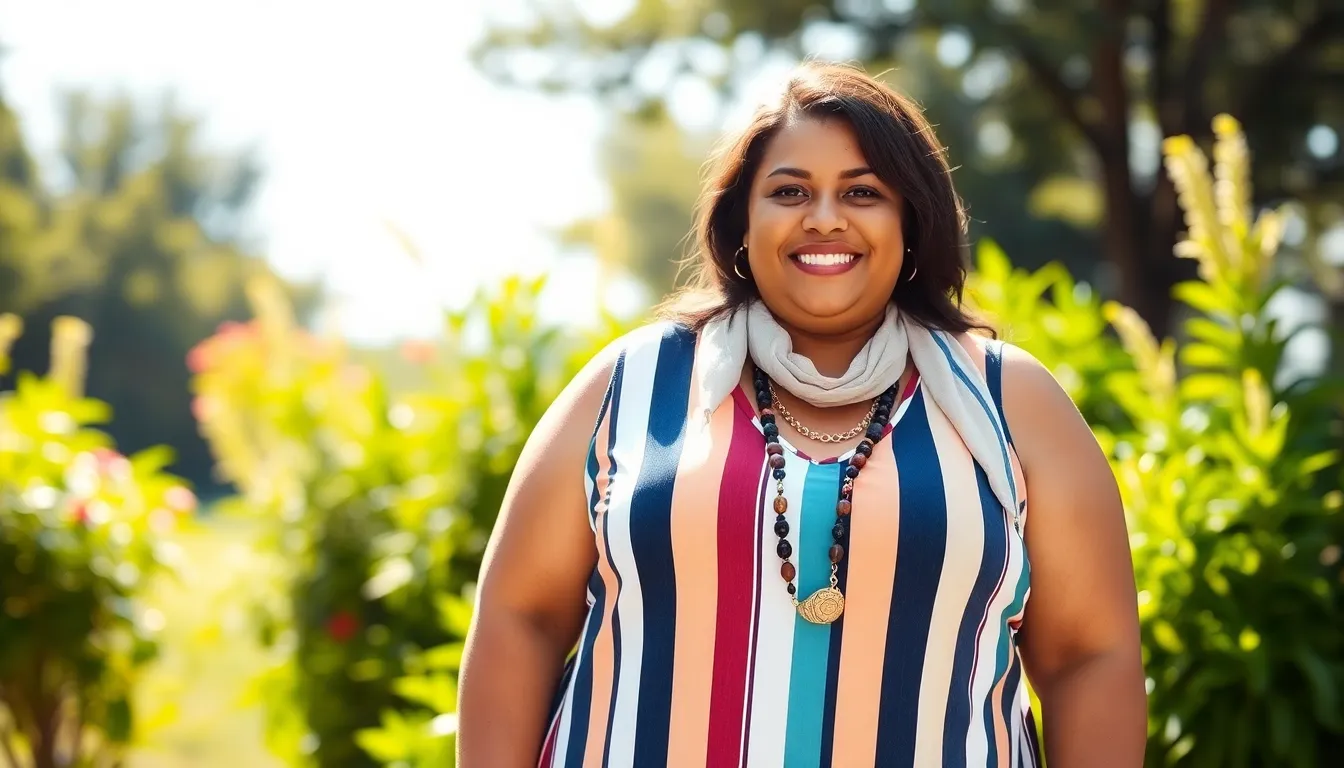 15 Flattering Plus Size Summer Outfits That Hide Your Big Stomach Perfectly 7
