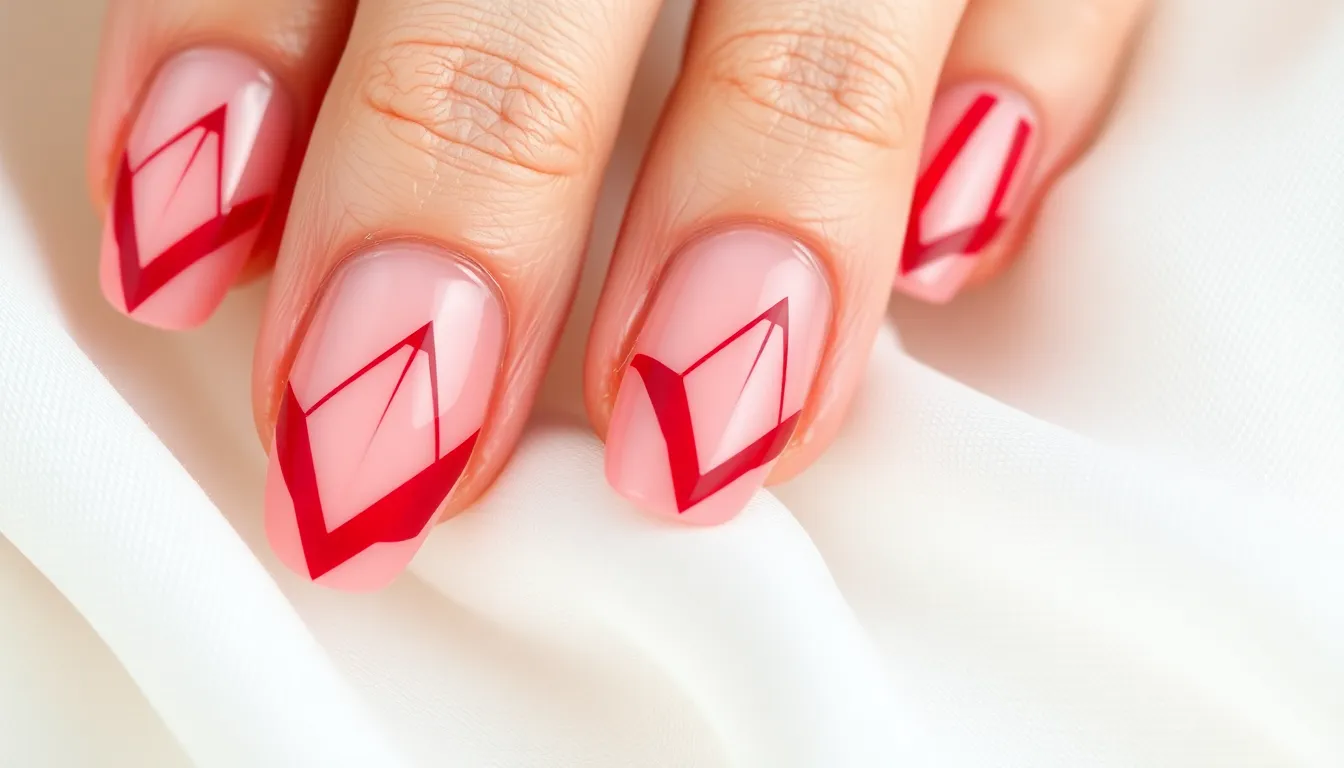 15 Classy Red Nail Art Designs for Your Wedding Day That'll Steal the Show 8 15 Classy Red Nail Art Designs for Your Wedding Day That'll Steal the Show 7