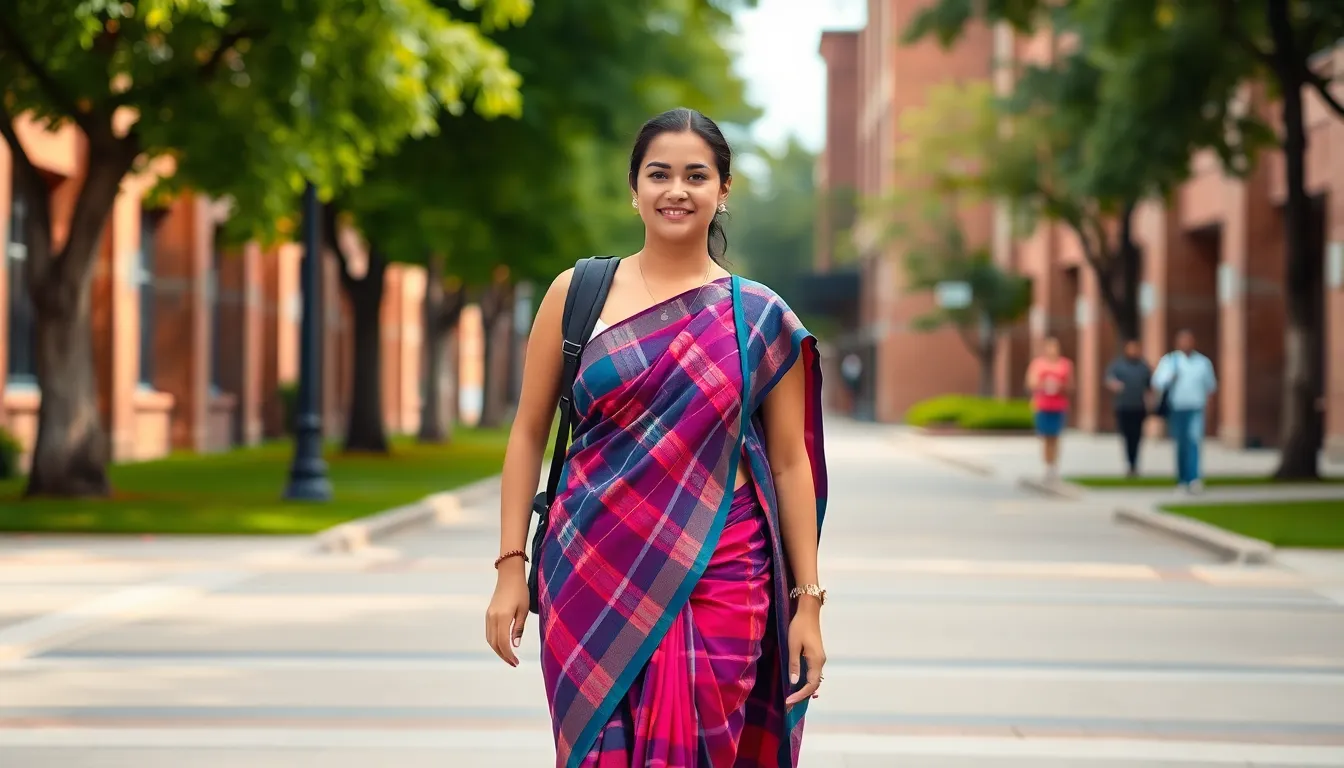 Traditional Day Outfit for College Saree: Complete Style Guide for Students 8 Traditional Day Outfit for College Saree: Complete Style Guide for Students 7