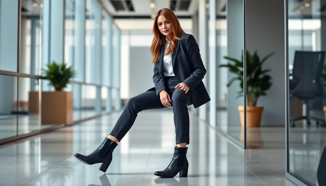 15 Stylish Winter Boots for Women's Work Outfits That Keep You Warm & Professional 7