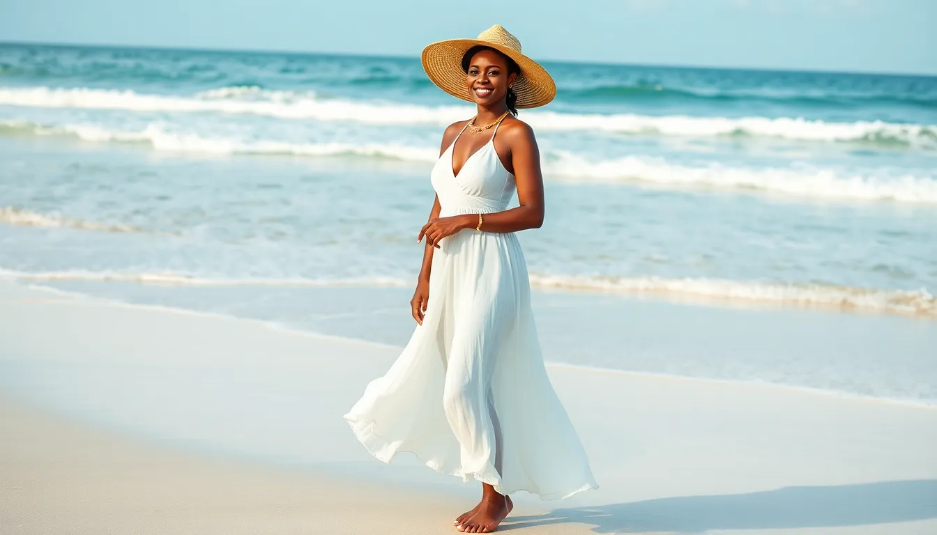25 Stunning All White Party Outfits for Black Women That Turn Heads 10 25 Stunning All White Party Outfits for Black Women That Turn Heads 9