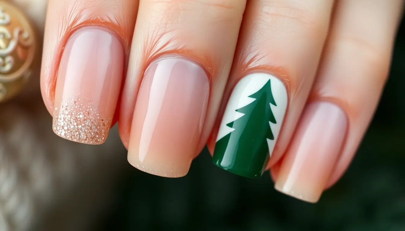 50+ Stunning Christmas and New Years Nail Ideas for Holiday Glam 10 50+ Stunning Christmas and New Years Nail Ideas for Holiday Glam 9