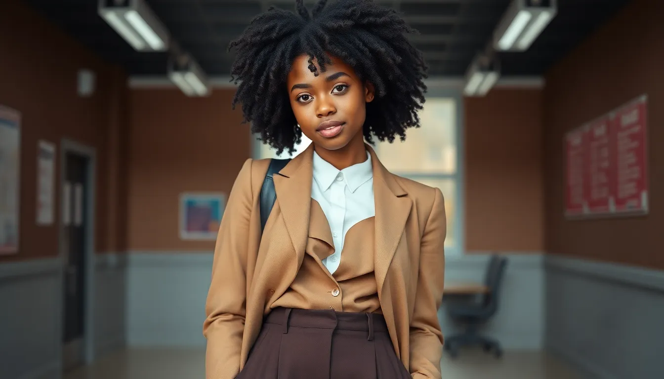 50+ Stylish School Outfit Ideas for Black Women: Casual to Business & Budget Tips 10 50+ Stylish School Outfit Ideas for Black Women: Casual to Business & Budget Tips 9