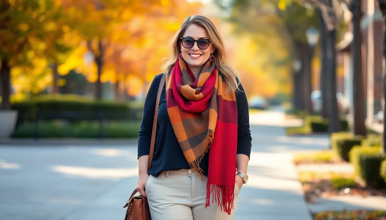 25 Flattering Plus Size Fall Outfits for Big Stomach - Style Tips That Actually Work 9