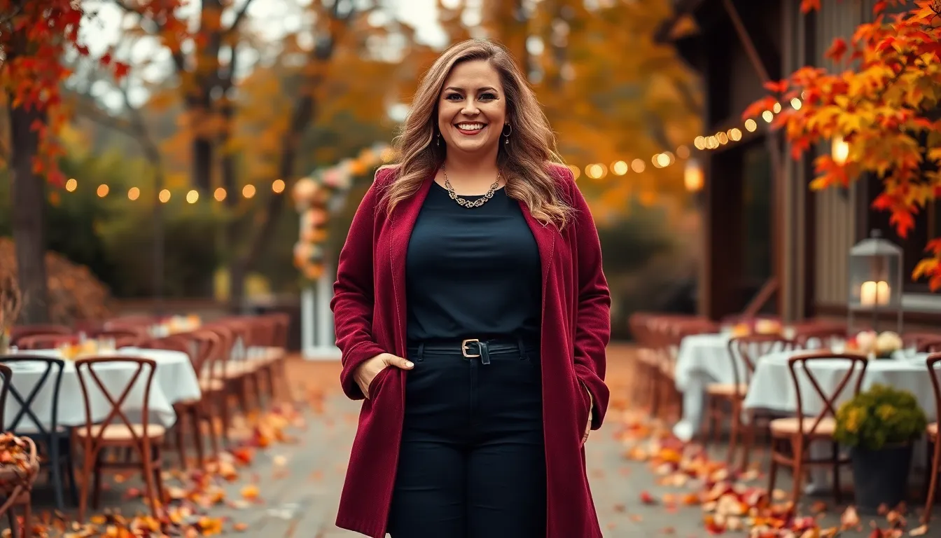 Plus Size Fall Wedding Guest Outfits: 15 Stunning Looks That Flatter Every Curve 10 Plus Size Fall Wedding Guest Outfits: 15 Stunning Looks That Flatter Every Curve 9