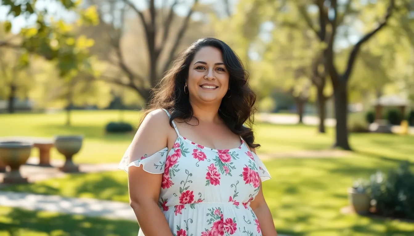 15 Flattering Plus Size Summer Outfits That Hide Your Big Stomach Perfectly 9