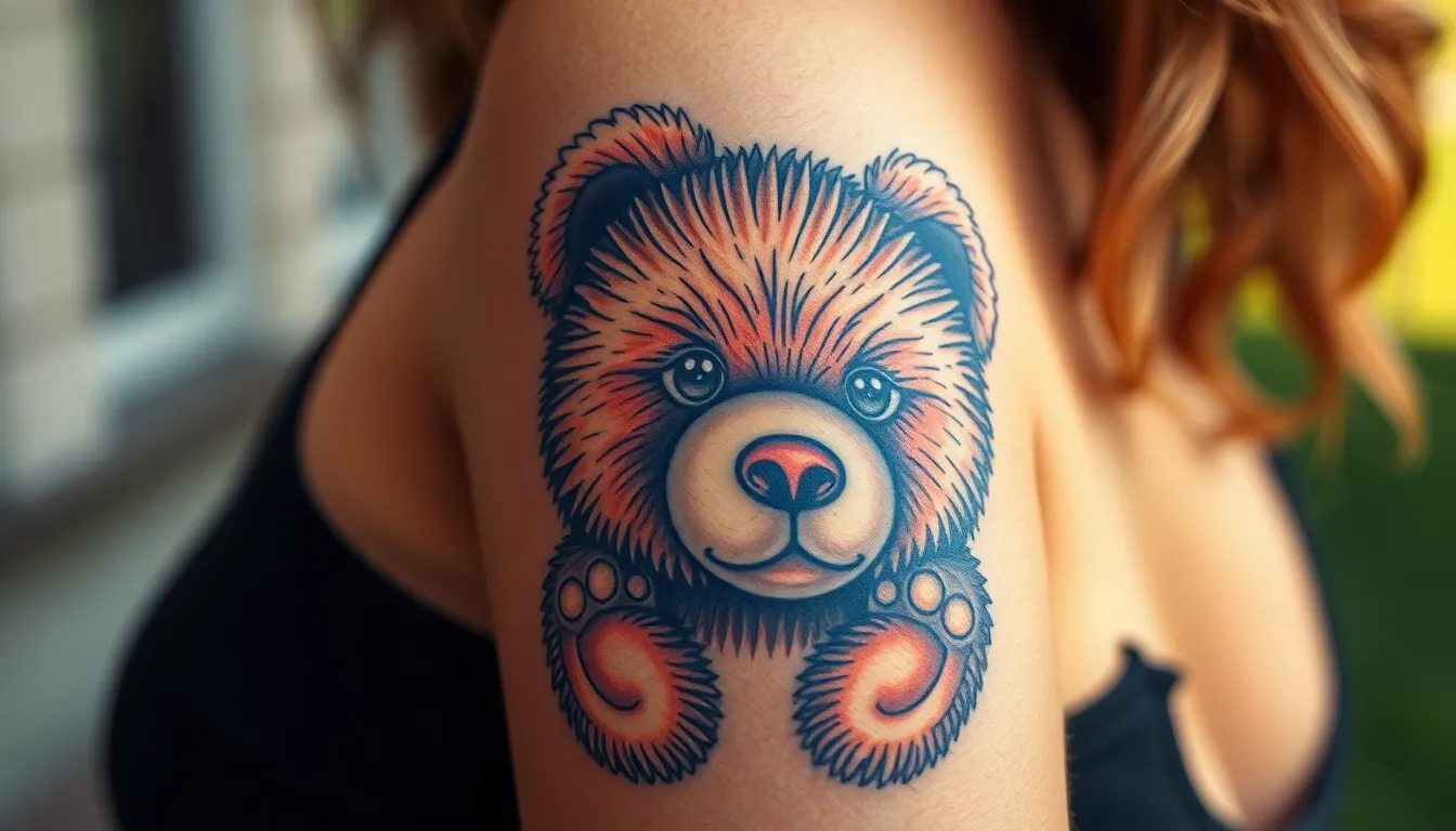 50+ Adorable Teddy Bear Tattoo Ideas for Women: Cute Designs & Meaningful Symbols 10 50+ Adorable Teddy Bear Tattoo Ideas for Women: Cute Designs & Meaningful Symbols 9
