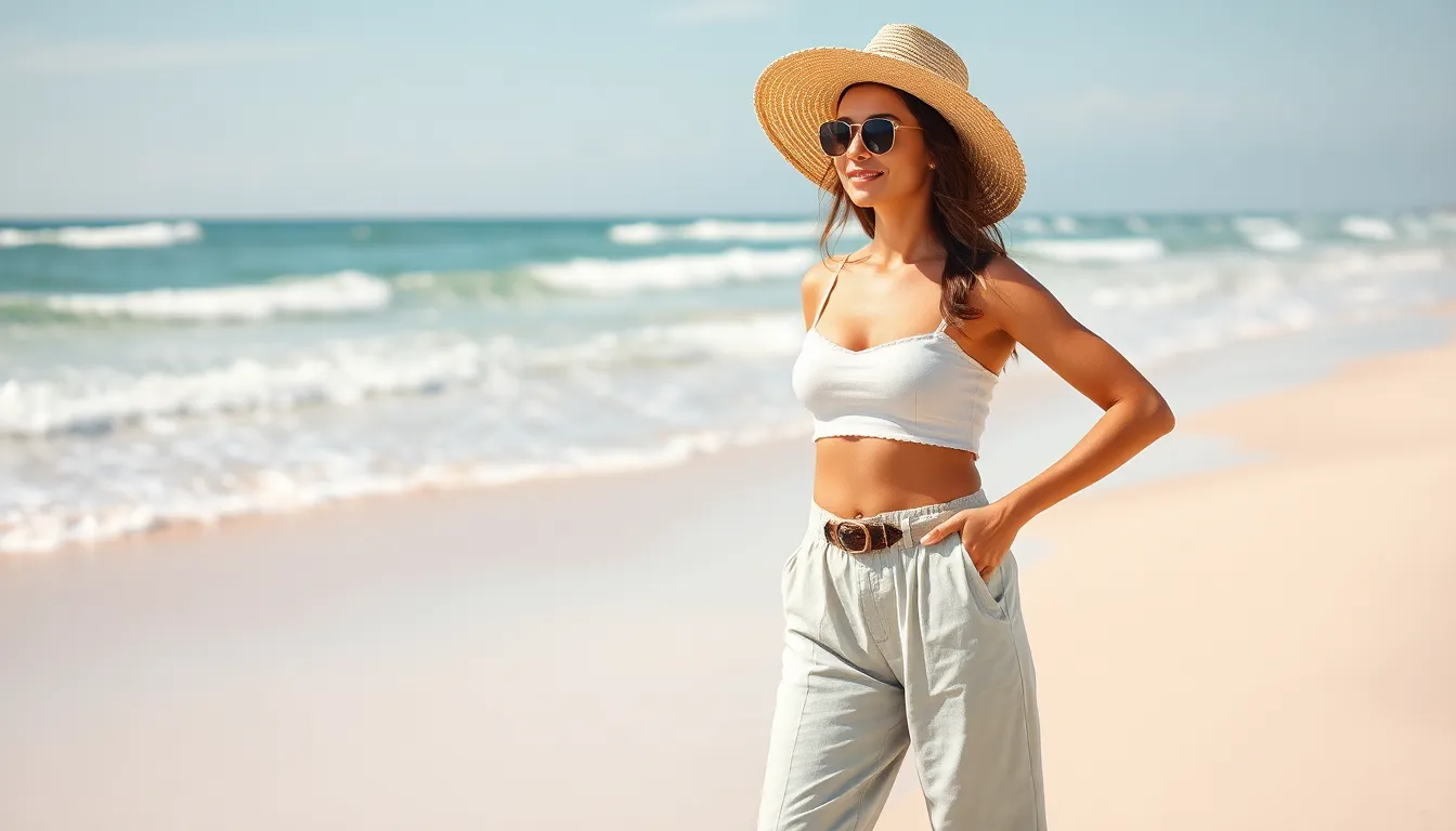 15 Stunning Wide Leg Linen Pants Outfit Summer Ideas That'll Keep You Cool & Chic 10 15 Stunning Wide Leg Linen Pants Outfit Summer Ideas That'll Keep You Cool & Chic 9