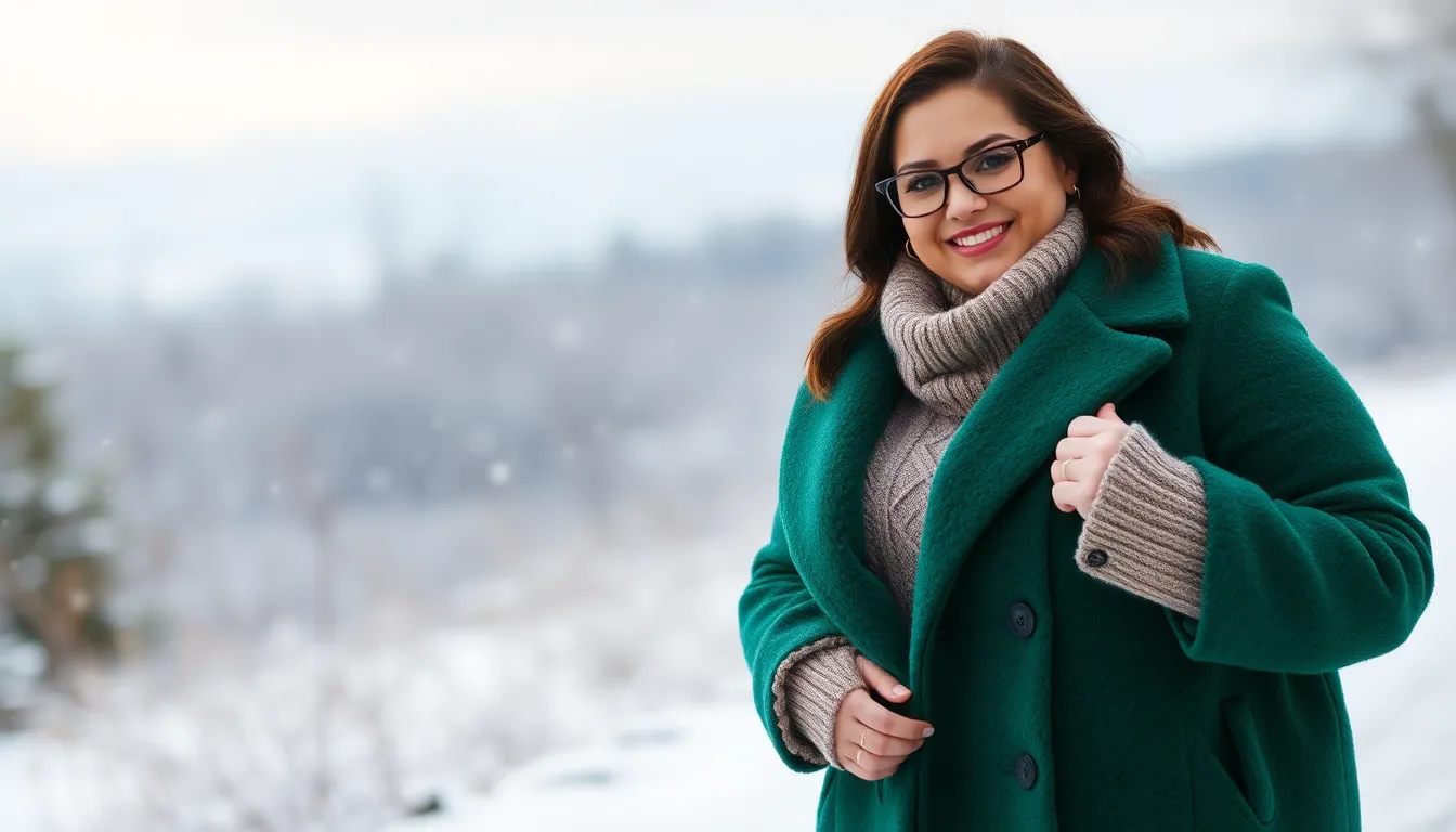 50 Stylish Winter Outfits for Plus Size Women That Actually Keep You Warm 9
