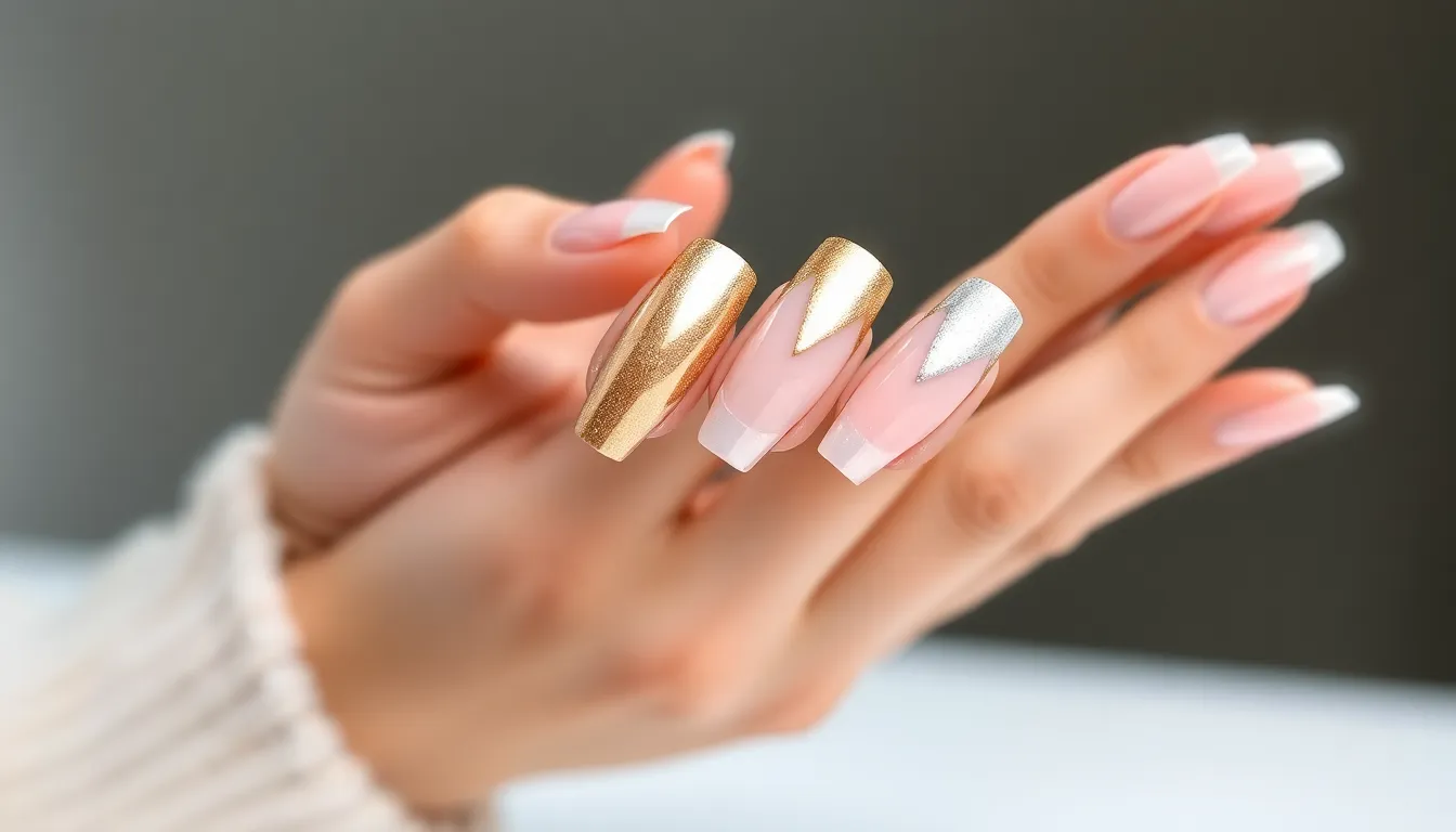 50+ Stunning Acrylic Nail Designs French Tip Ideas That'll Make You Ditch Basic Manis 11
