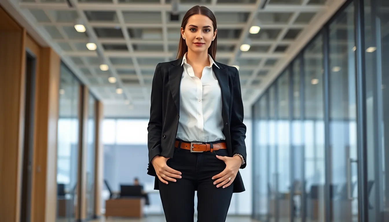 Black Jeans Office Outfits: 7 Professional Work Casual Looks That Actually Work 12 Black Jeans Office Outfits: 7 Professional Work Casual Looks That Actually Work 11
