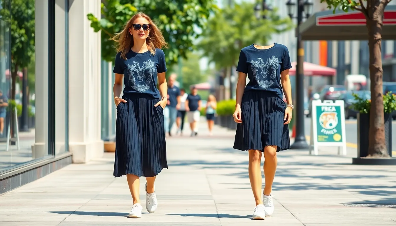 15 Chic Black Pleated Skirt Outfits for Effortless Summer Casual Style 12 15 Chic Black Pleated Skirt Outfits for Effortless Summer Casual Style 11