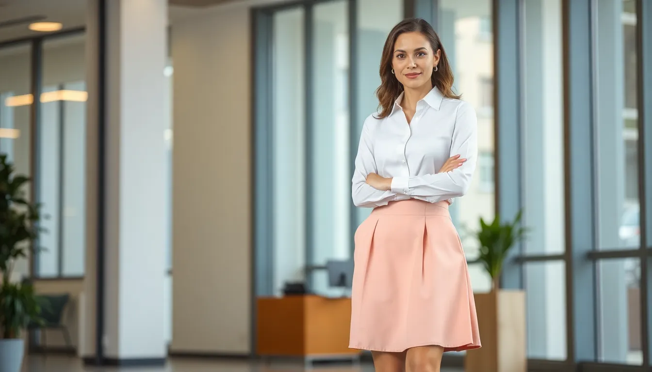 25 Stylish Business Casual Skirt Outfits Every Working Woman Needs 12 25 Stylish Business Casual Skirt Outfits Every Working Woman Needs 11