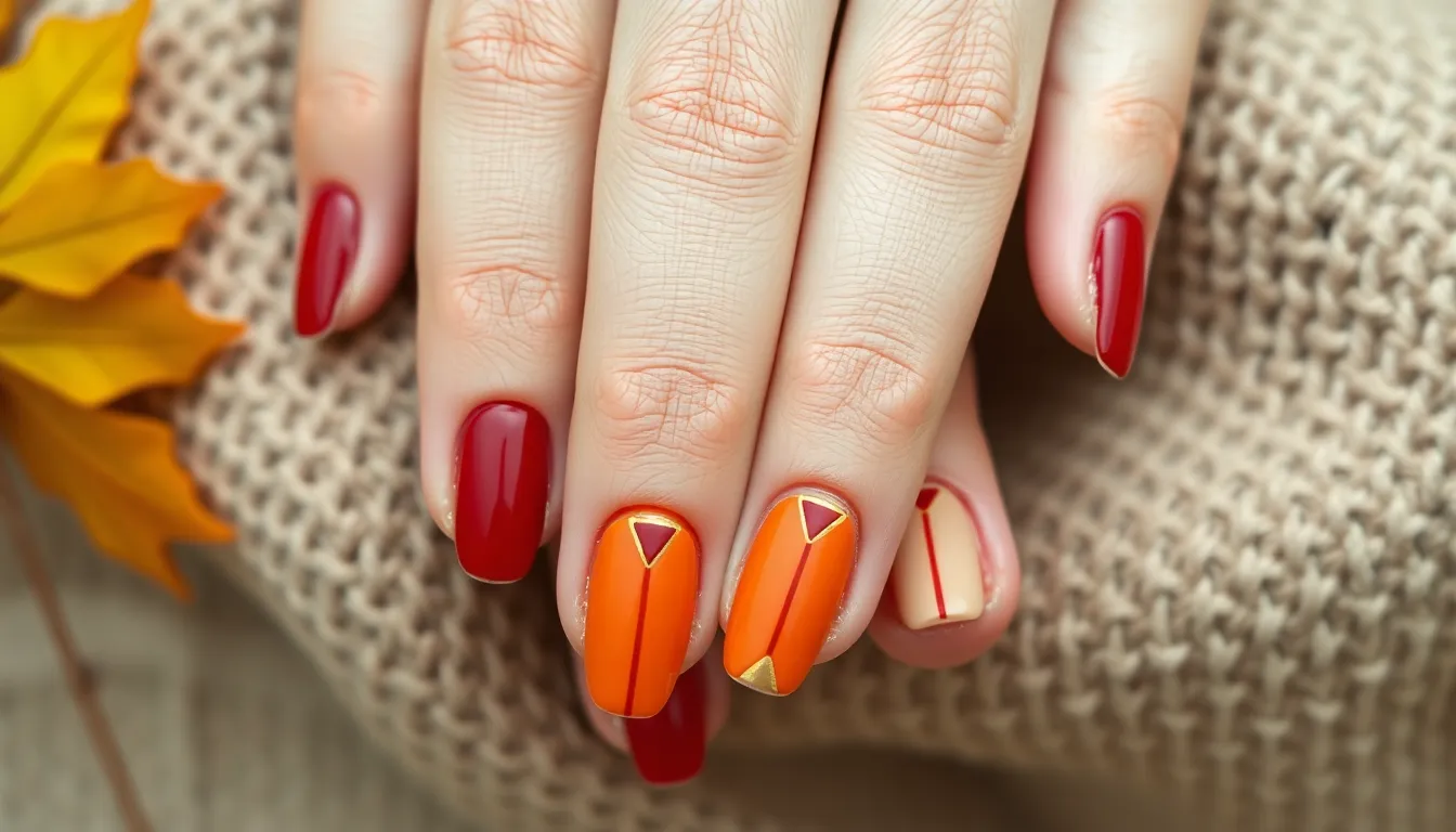 15 Easy Fall Nail Designs for Beginners (Step-by-Step Tutorial) 12 15 Easy Fall Nail Designs for Beginners (Step-by-Step Tutorial) 11