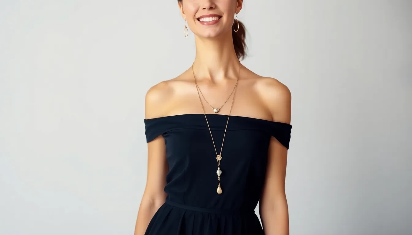 Best Necklace for Off the Shoulder Dress: 7 Stunning Styles That Actually Work 11
